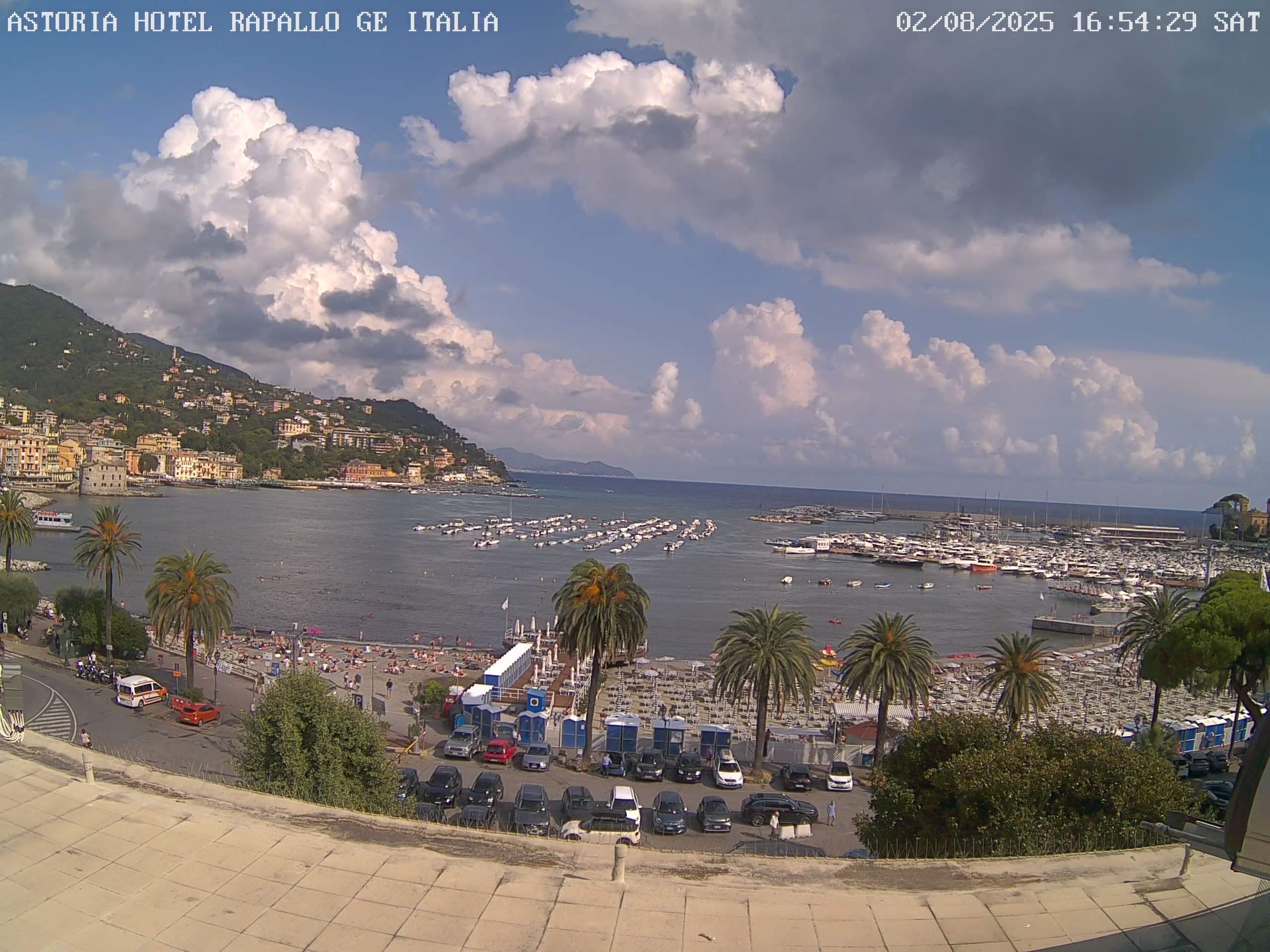 immagine della webcam nei dintorni di Casermette del  monte Penna: webcam Rapallo