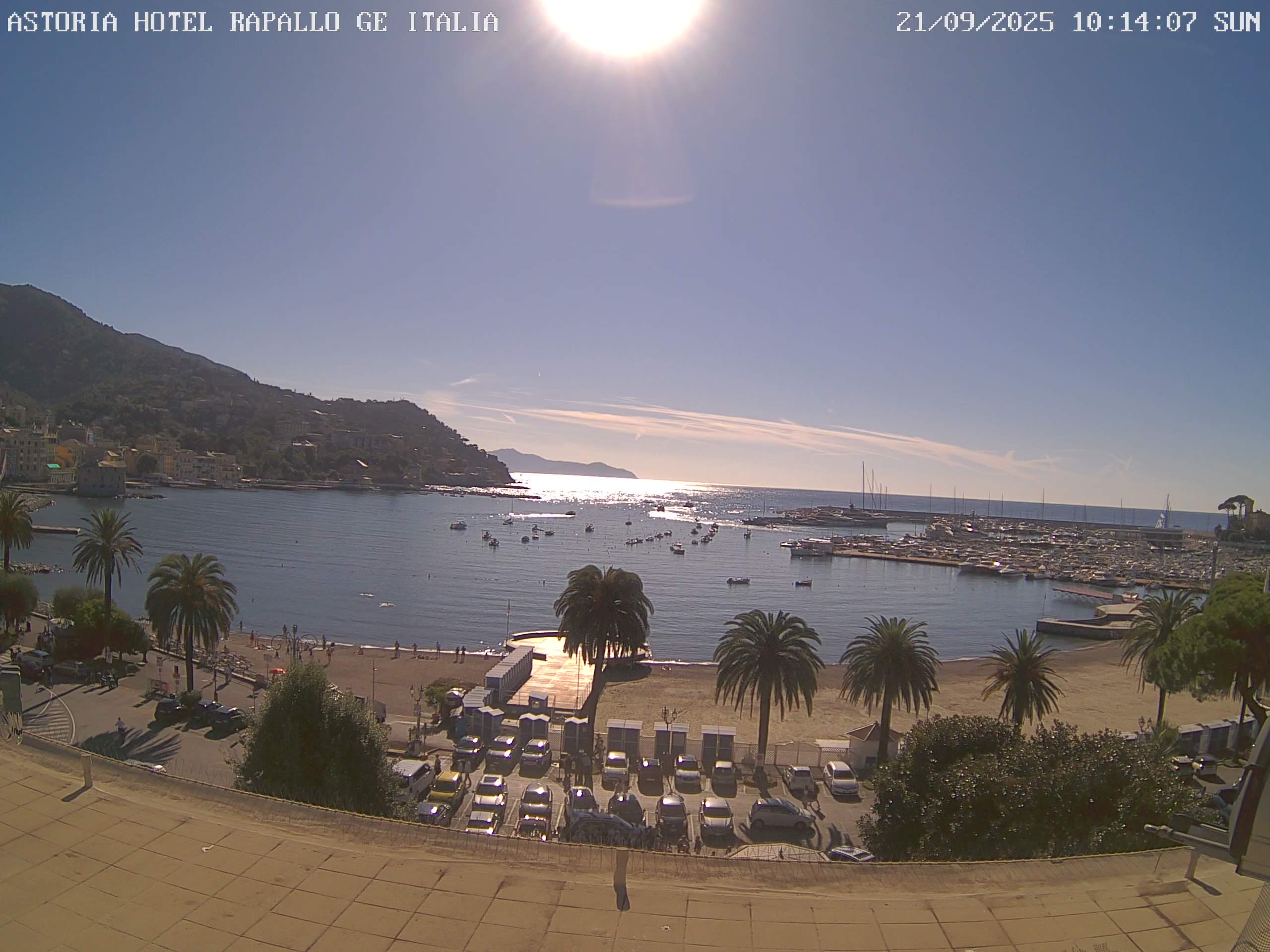 immagine della webcam nei dintorni di Favale di Malvaro: webcam Rapallo