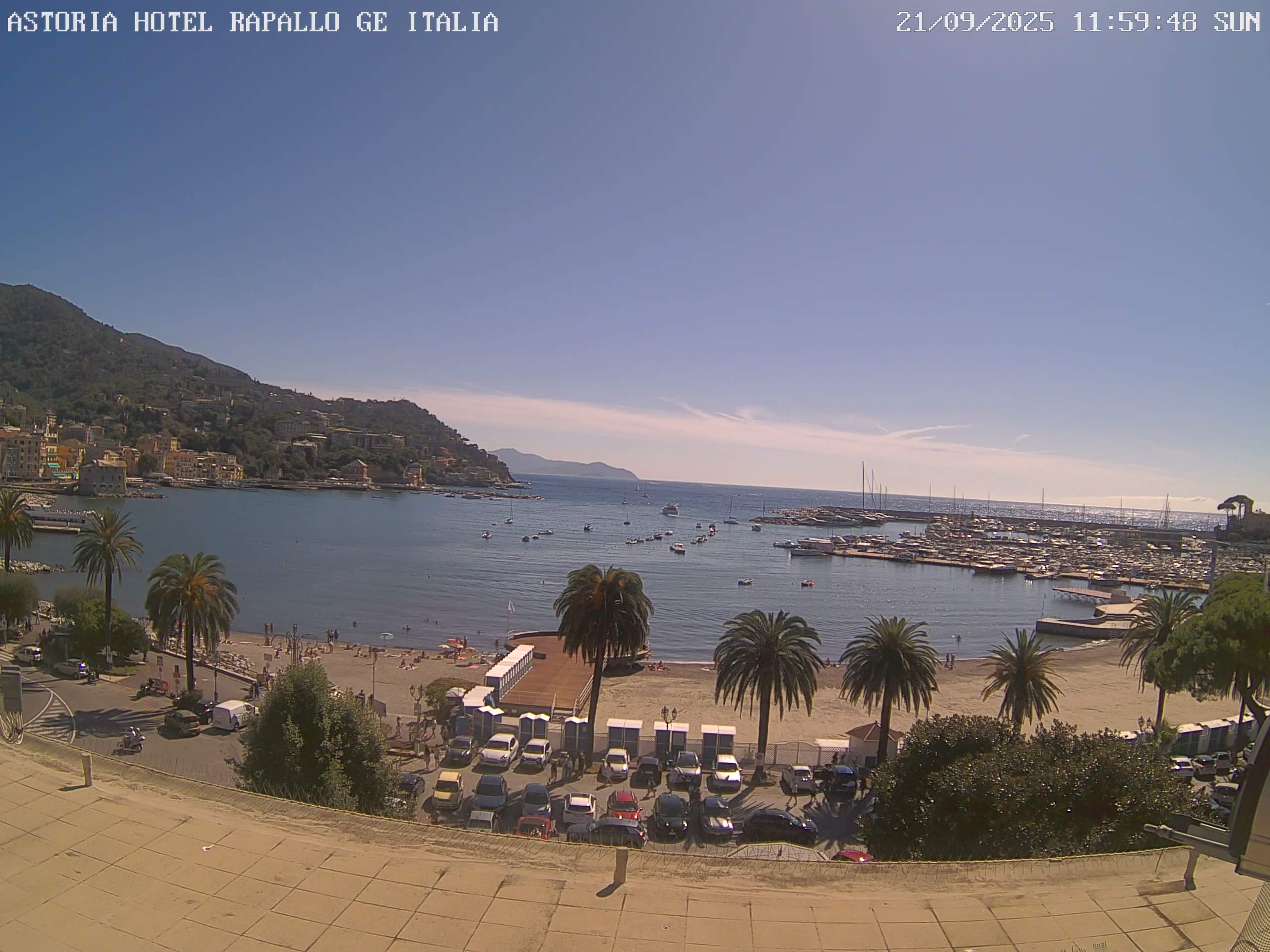 immagine della webcam nei dintorni di Tribogna: webcam Rapallo