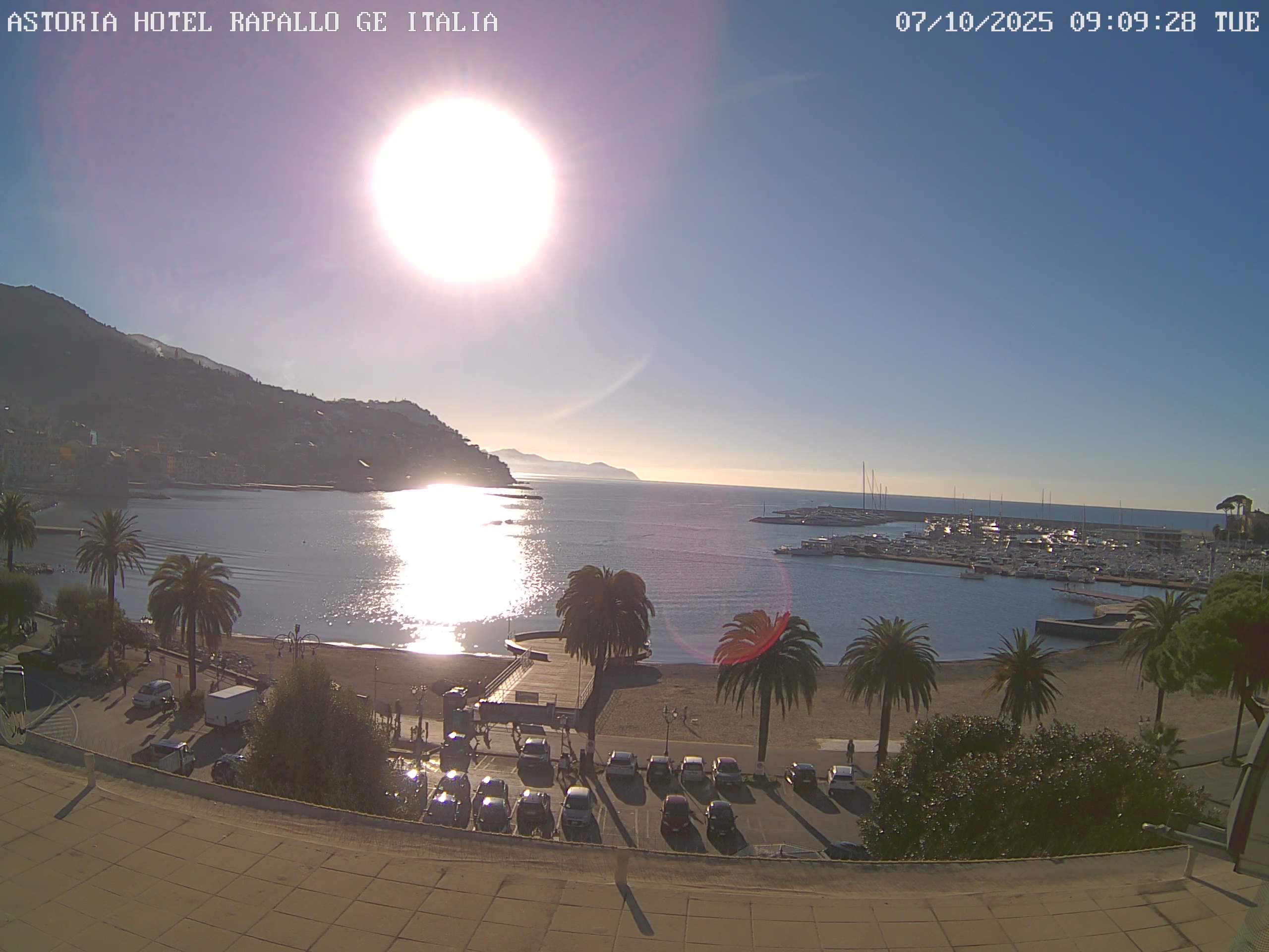 immagine della webcam nei dintorni di Chiavari: webcam Rapallo