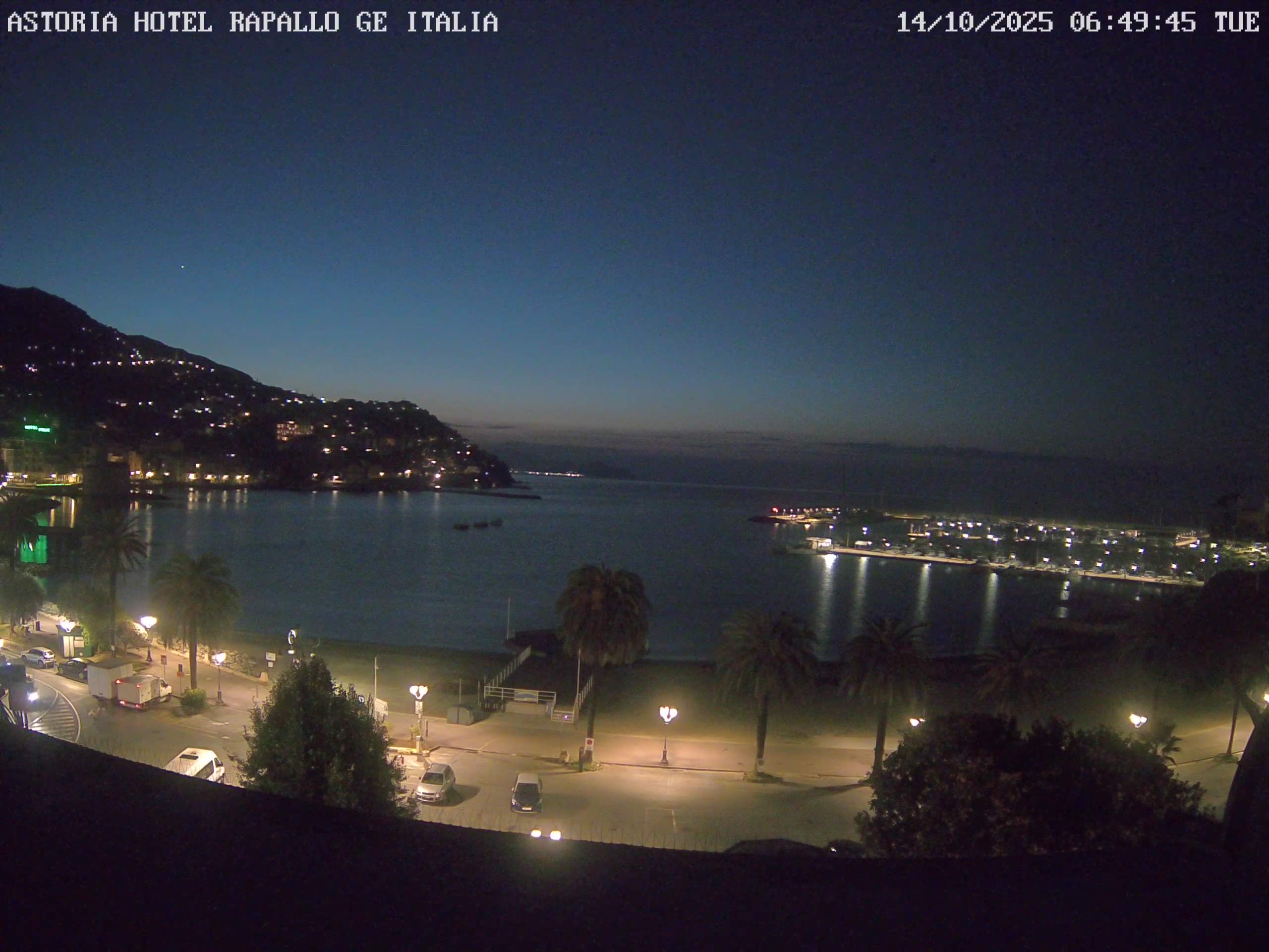 immagine della webcam nei dintorni di Sestri Levante: webcam Rapallo