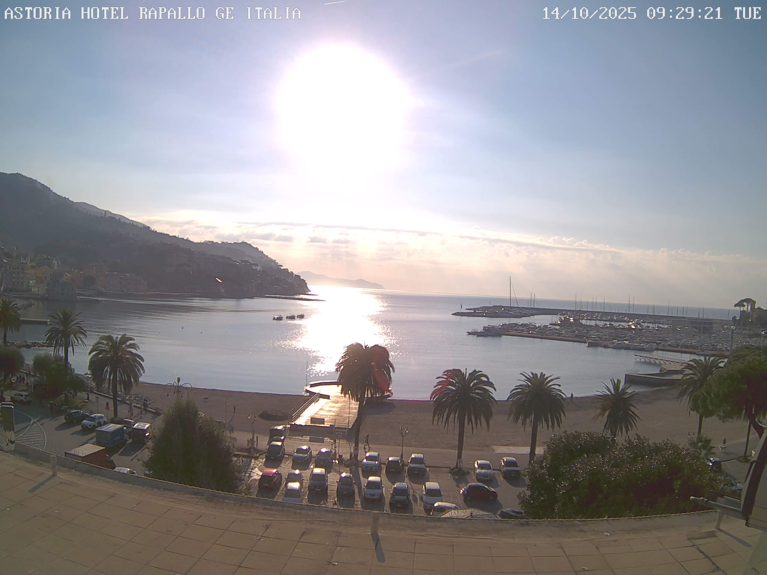 immagine della webcam nei dintorni di Carasco: webcam Rapallo
