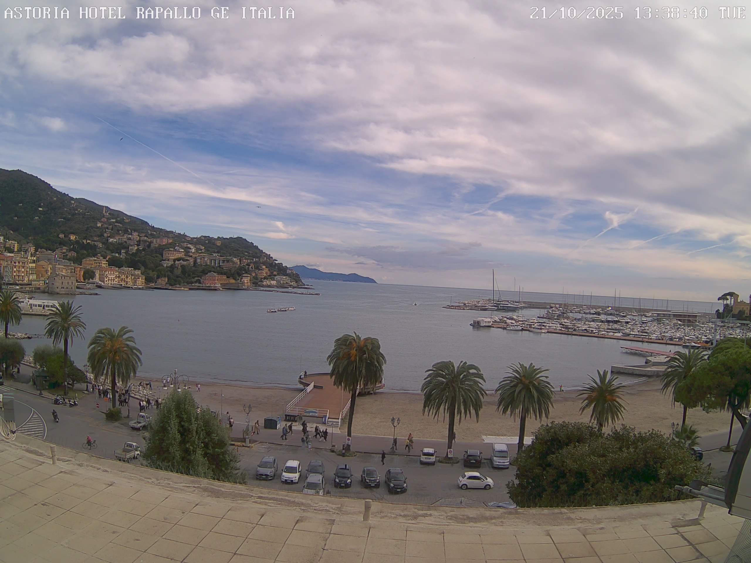 immagine della webcam nei dintorni di San Colombano Certenoli: webcam Rapallo