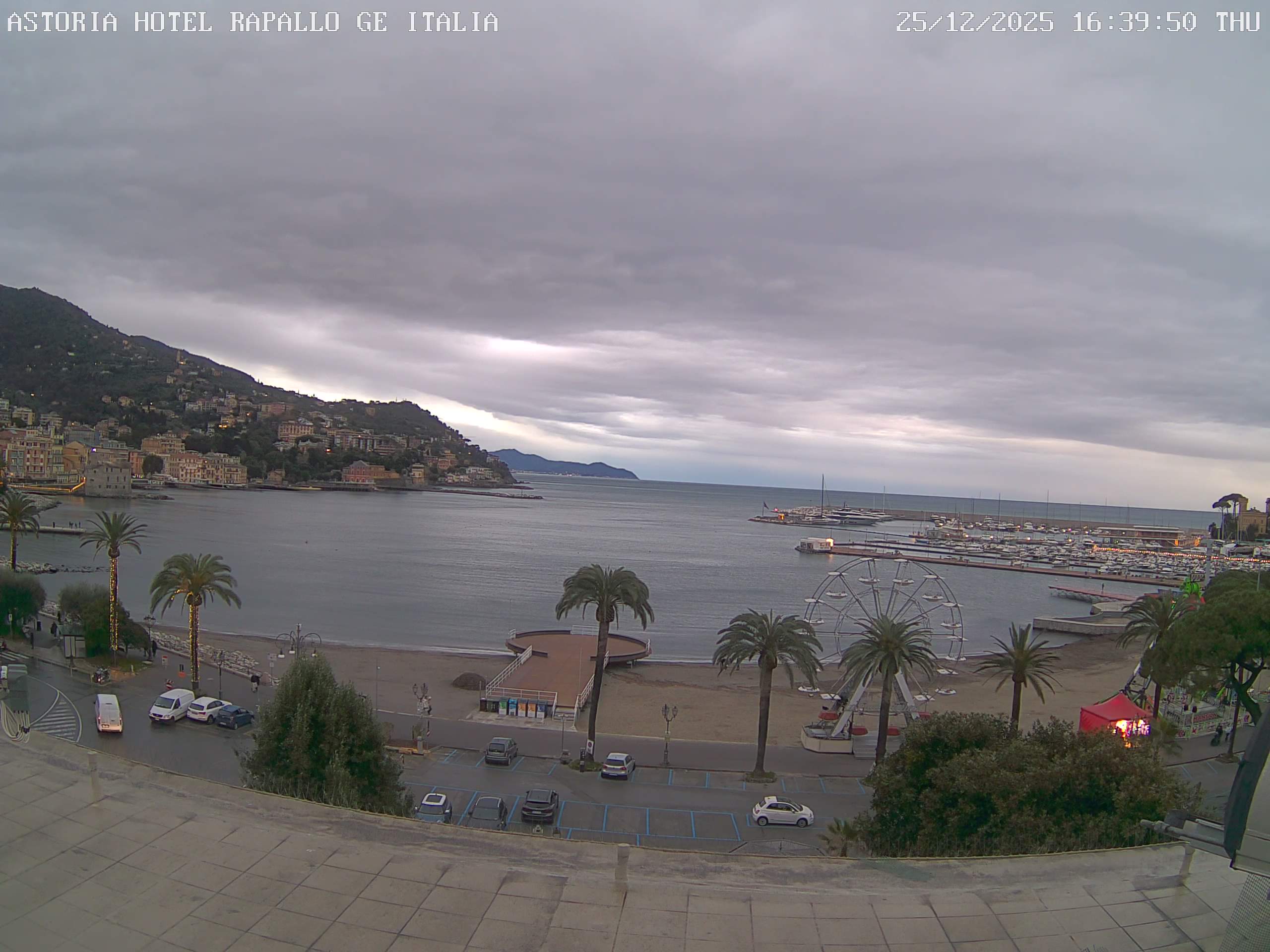 immagine della webcam nei dintorni di Portofino Vetta: webcam Rapallo